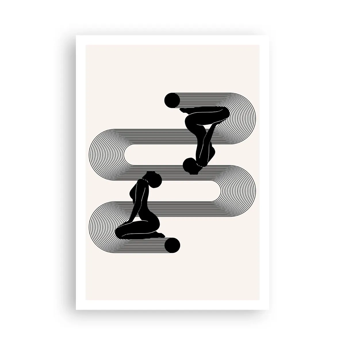 Plakát - Smyslná symetrie - 70x100 cm