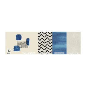 Vzor Fototapety Premium Canvas - Abstraktní kvarteto - Abstrakce, Kus, Moderní umění. - 100x30 cm