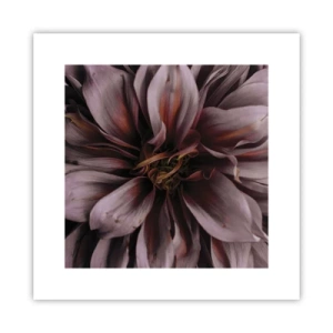 Plakát - Květinové srdce - 30x30 cm