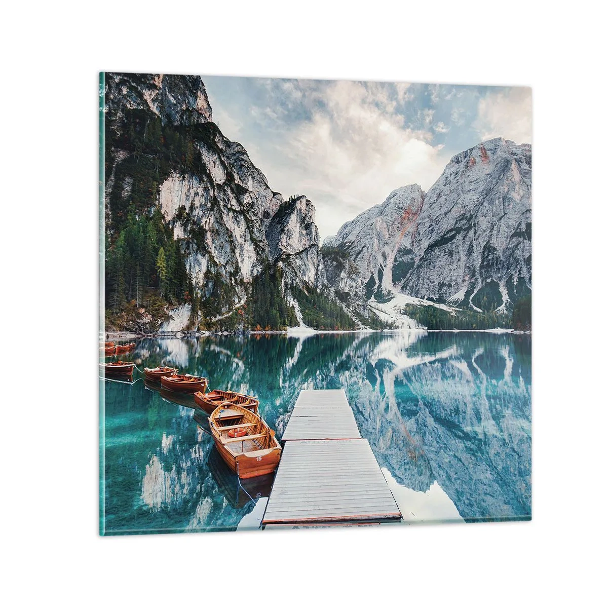 Obraz na skle - Ukážeme vám krásu - 70x70 cm