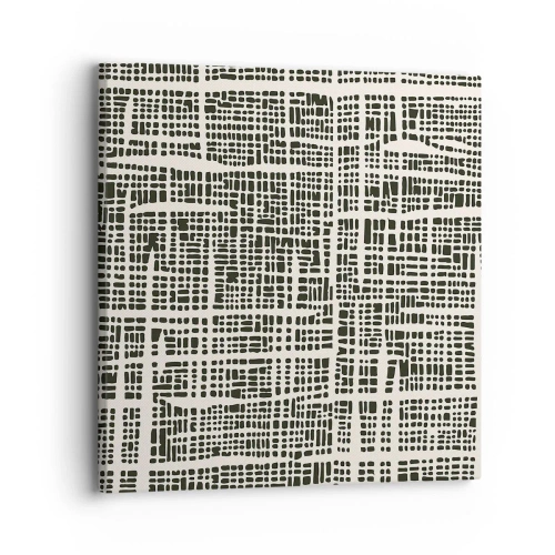 Obraz na plátně - Tkaná kompozice - 30x30 cm