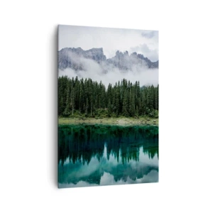 Obraz na plátně - Tiše, tiše, neprobuďme spící vodu…. - 70x100 cm