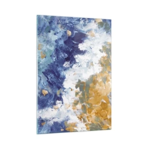 Obraz na skle - Tanec živlů - 50x70 cm