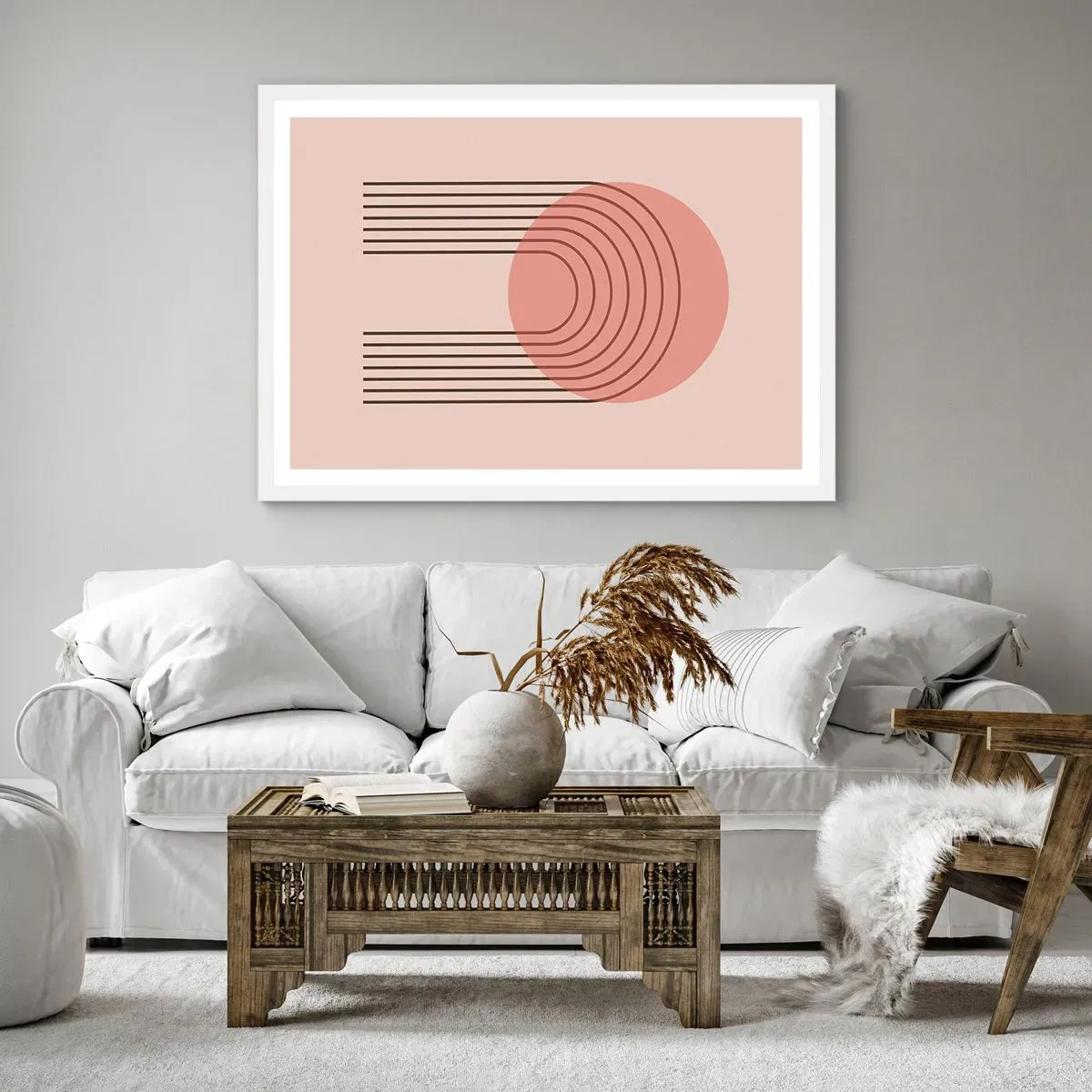 Plakát v bílém rámu - Neodolatelná přitažlivost - 70x50 cm