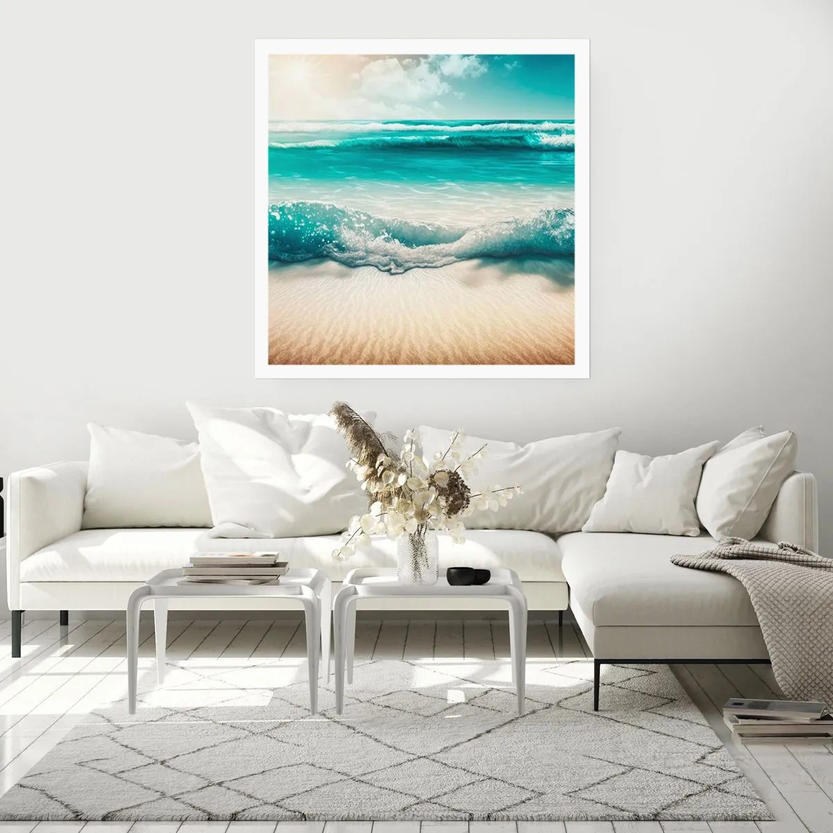 Plakát - Klid oceánu - 50x50 cm