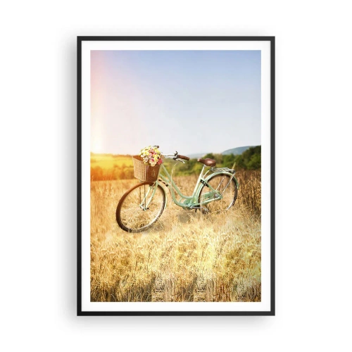 Plakát v černém rámu - Chvíli tu zůstanu - 70x100 cm