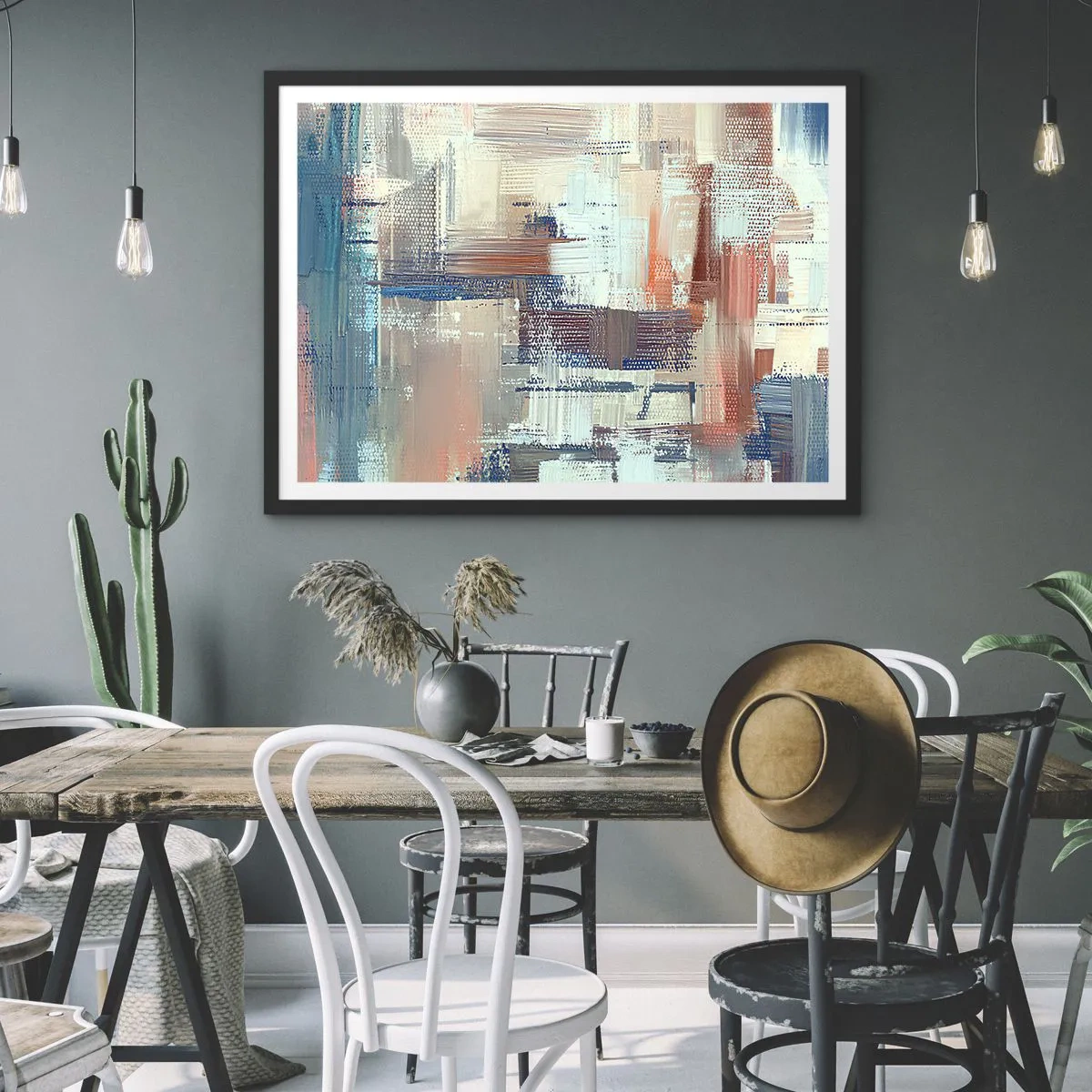 Plakát v černém rámu - Dostat se ke světlu - 70x50 cm