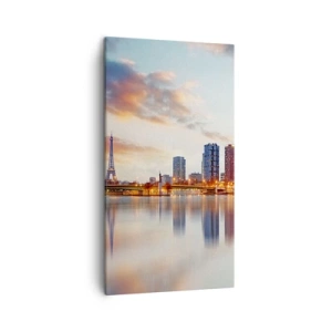 Obraz na plátně - Monumentální klid Paříže - 45x80 cm