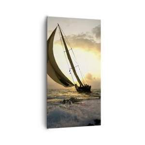 Obraz na plátně - S větrem a proti větru - 65x120 cm
