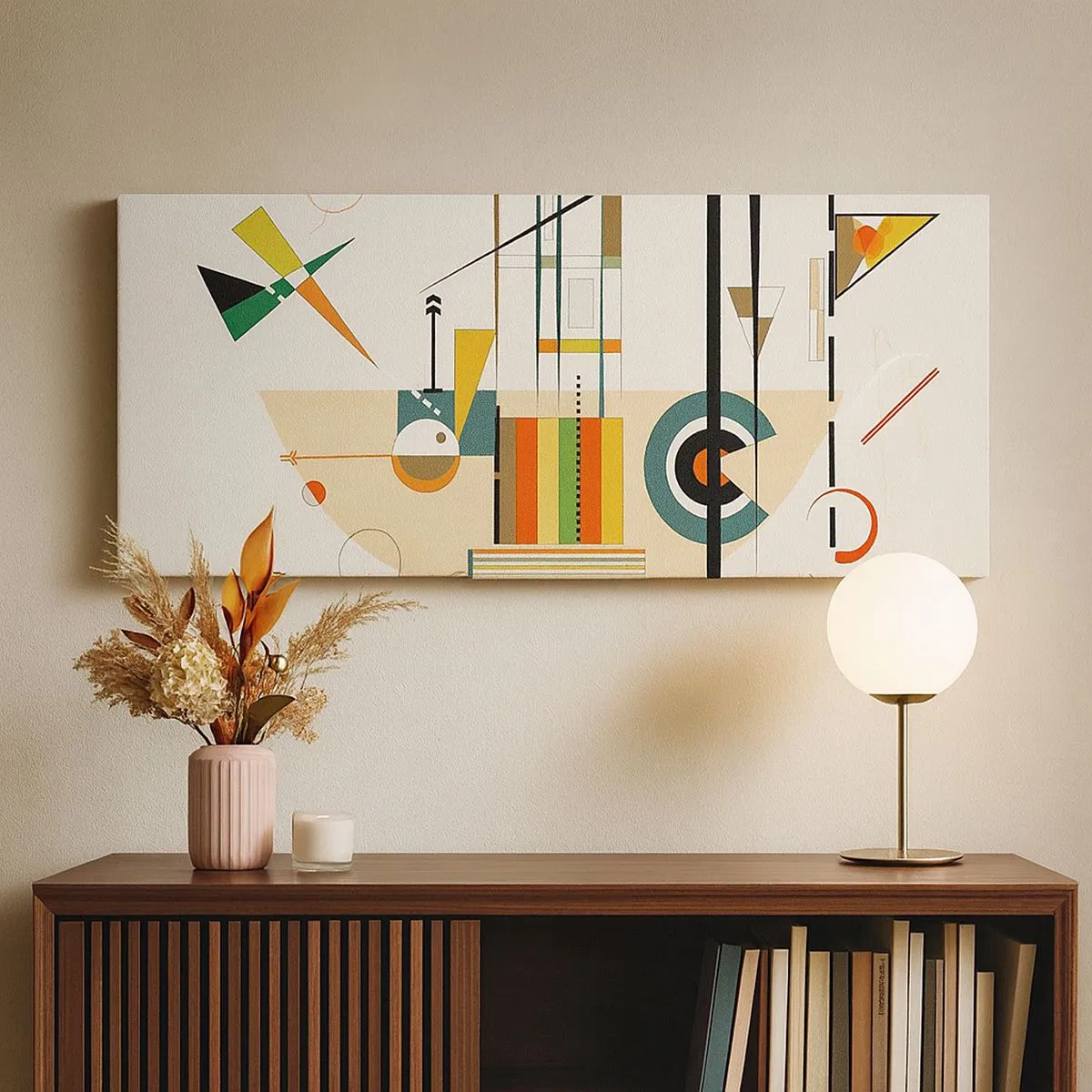 Obraz na plátně - A svět se směje - 100x40 cm