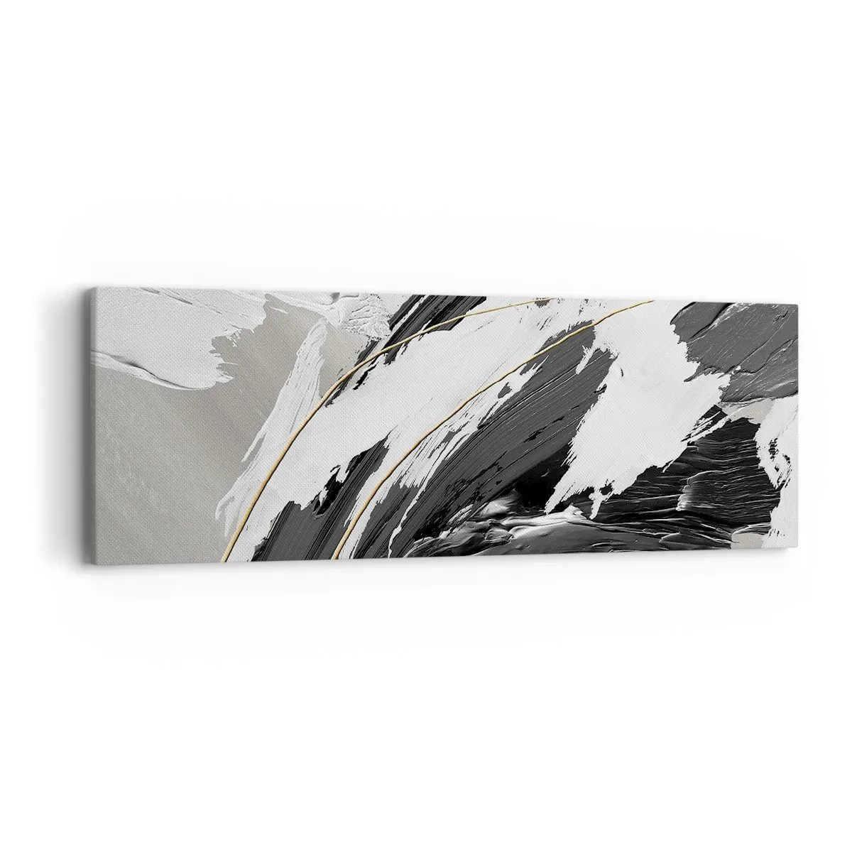 Obraz na plátně - Velkorysá abstrakce - 90x30 cm