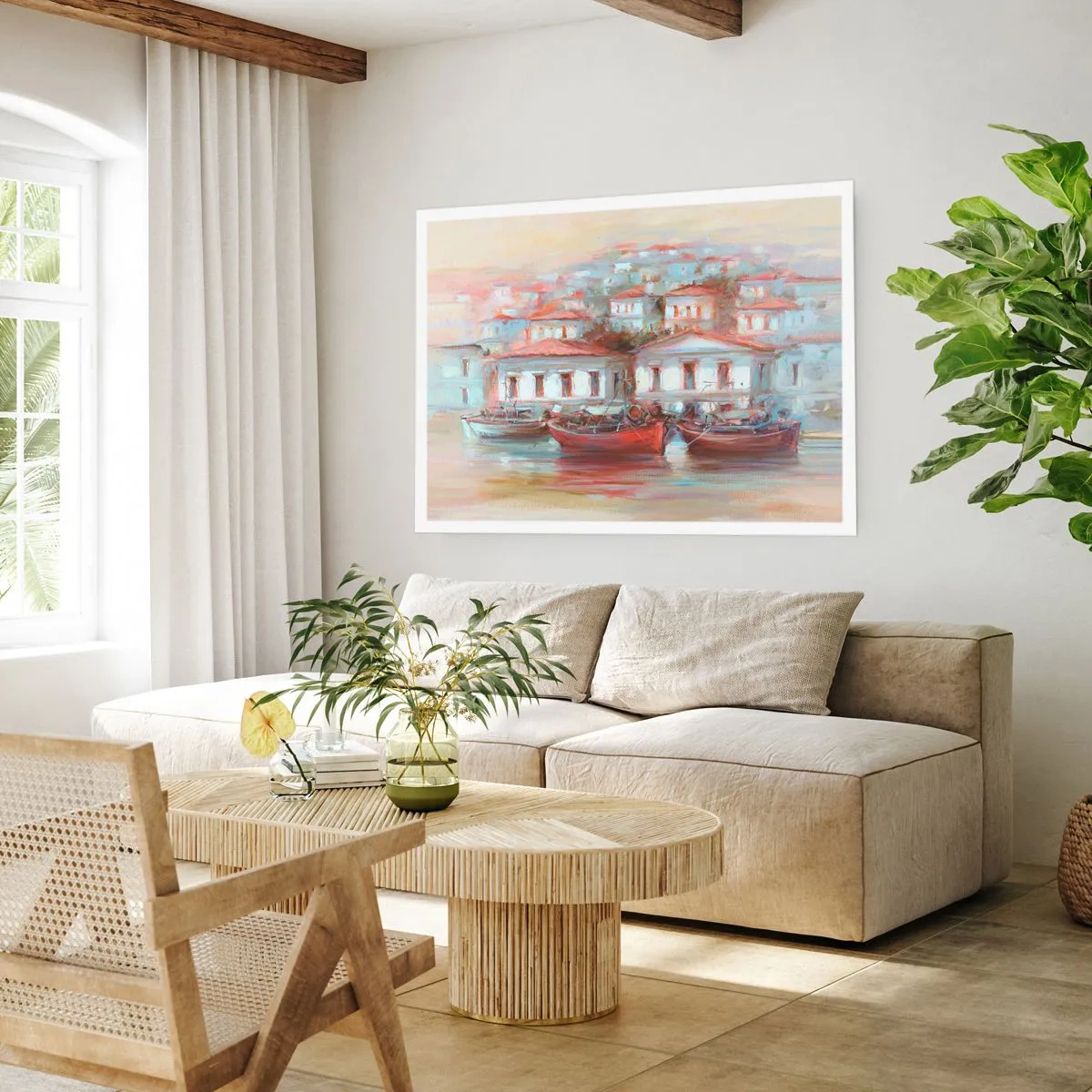 Plakát - Šťastné městečko - 70x50 cm