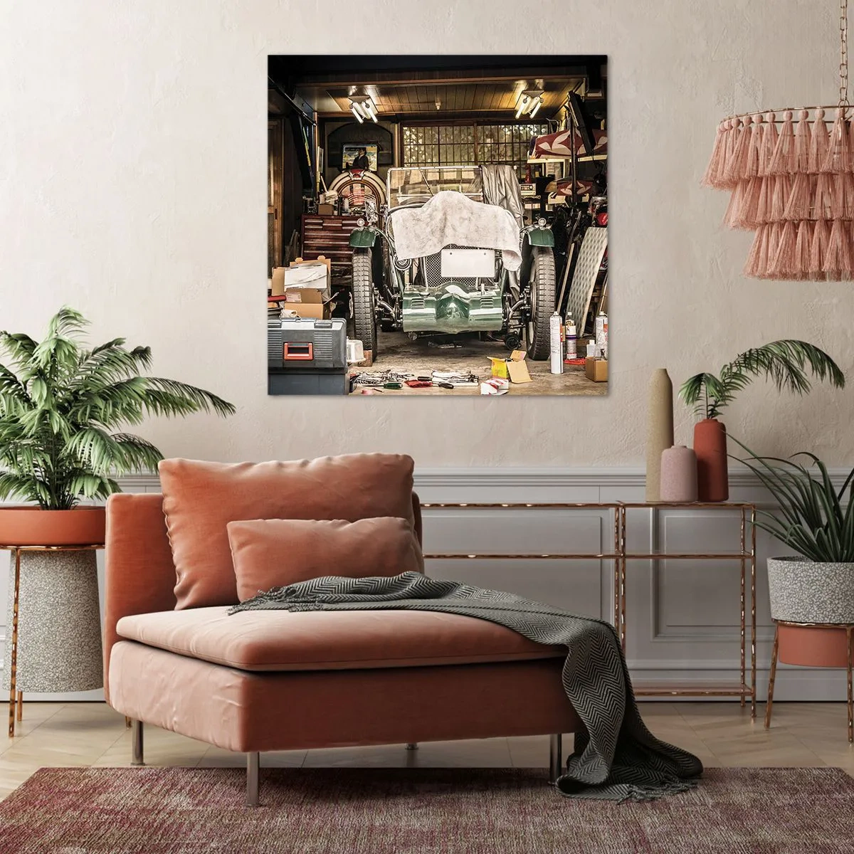 Obraz na plátně - Zpět do minulosti - 40x40 cm