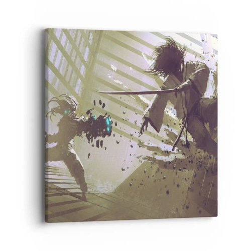 Obraz na plátně - I ty můžeš být samurajem - 40x40 cm