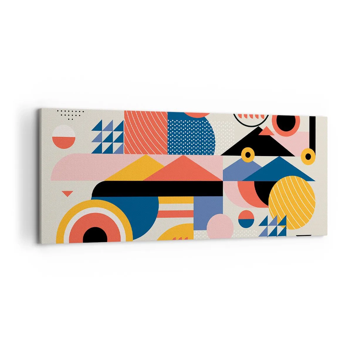 Obraz na plátně - Kompozice: pojďme si hrát - 120x50 cm