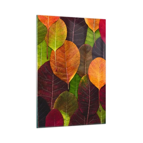 Obraz na skle - Podzimní mozaika - 80x120 cm