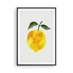 Plakát v černém rámu - Jak poznat chuť slunce - 61x91 cm