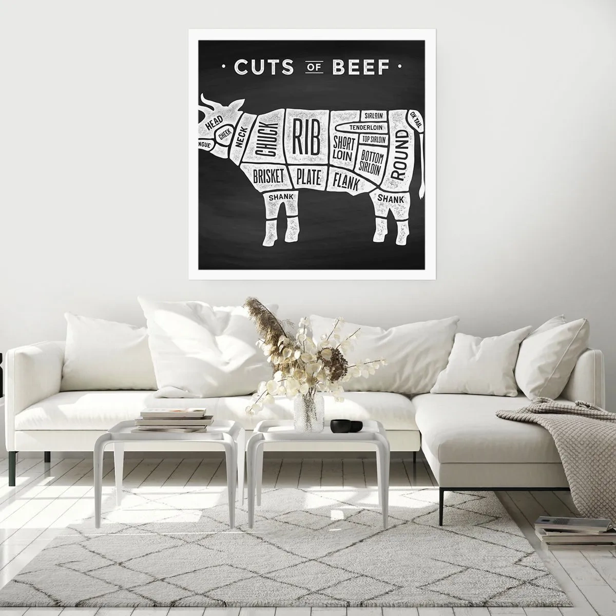 Plakát - Slabikář řezníka - 60x60 cm