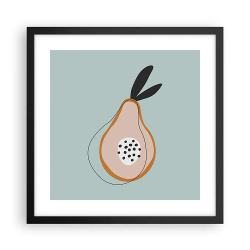 Plakát v černém rámu - Pronikání do podstaty věcí - 40x40 cm