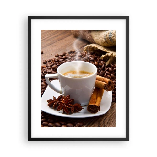 Plakát v černém rámu - Pikantní chuť a aroma - 40x50 cm