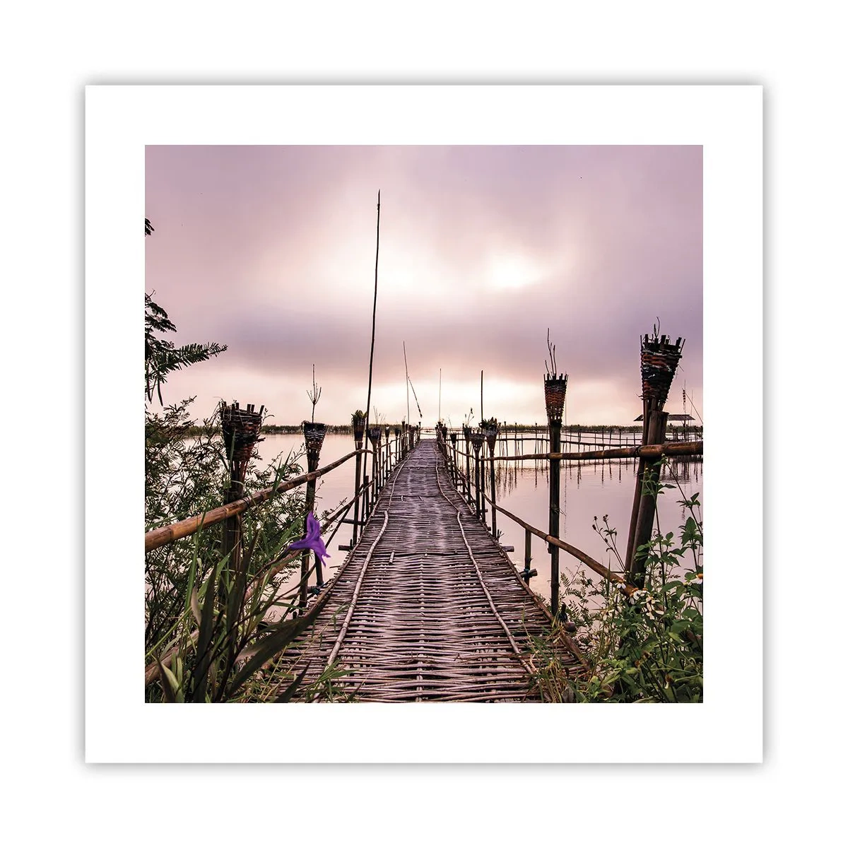 Plakát - Klid a pohoda Asie - 40x40 cm