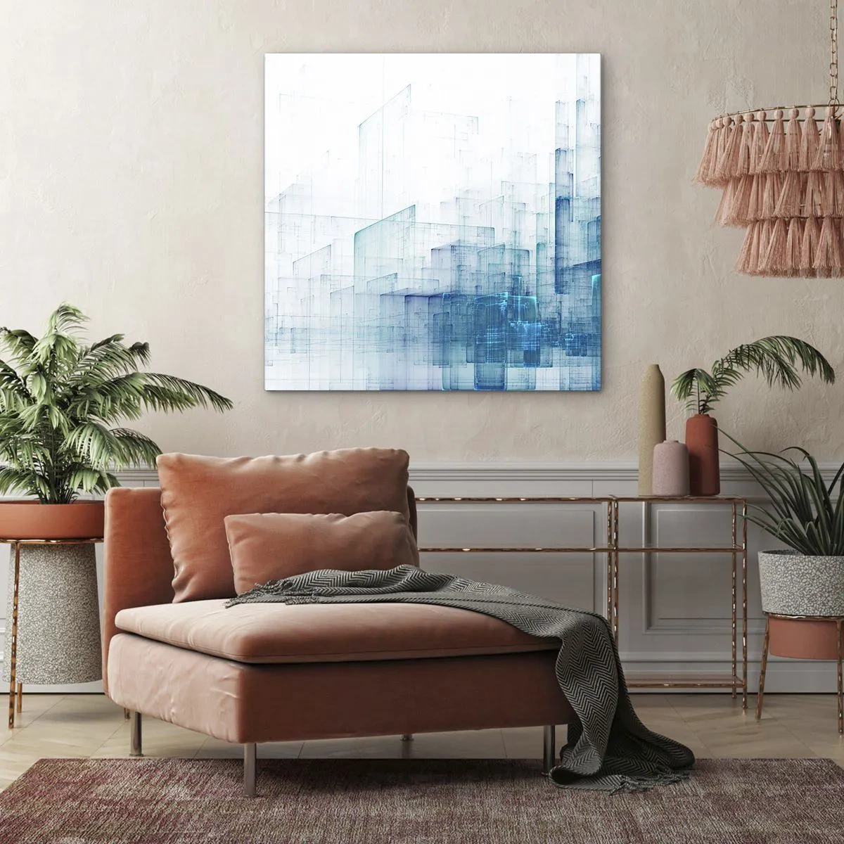 Obraz na plátně - Jak se stal prostor - 70x70 cm