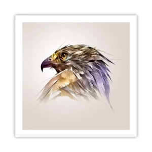 Plakát - Portrét bojovníka - 60x60 cm