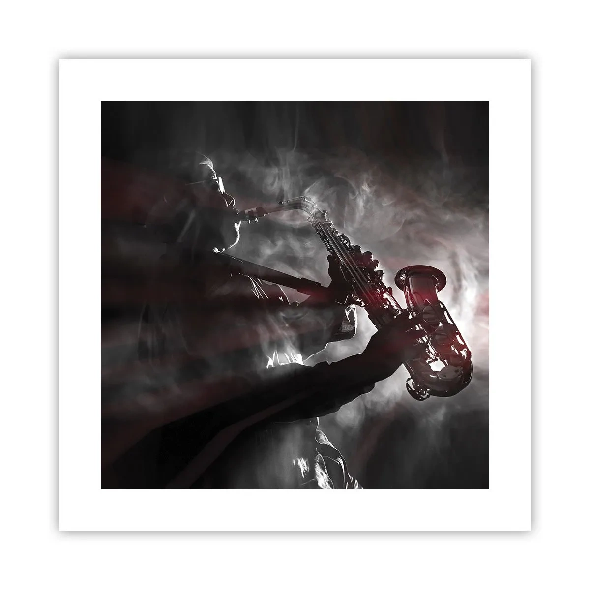 Plakát - V oparu jazzu - 40x40 cm