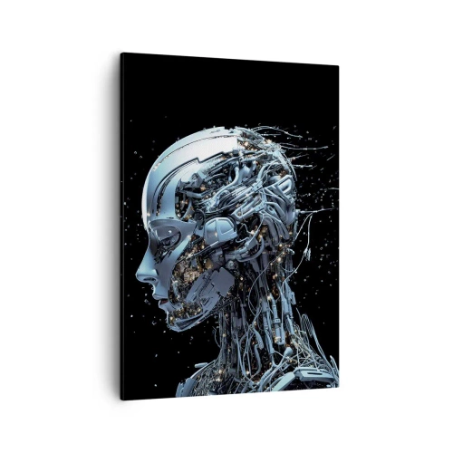Obraz na plátně - Technologie je žena - 50x70 cm