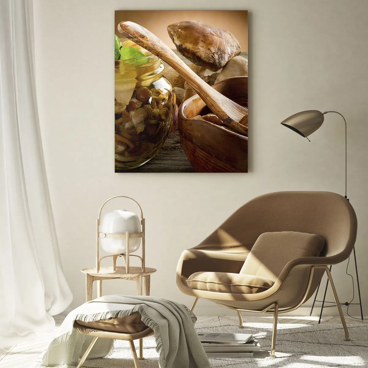 Obraz na skle - Ať už čerstvý nebo solený, nebo podzimní… - 80x120 cm