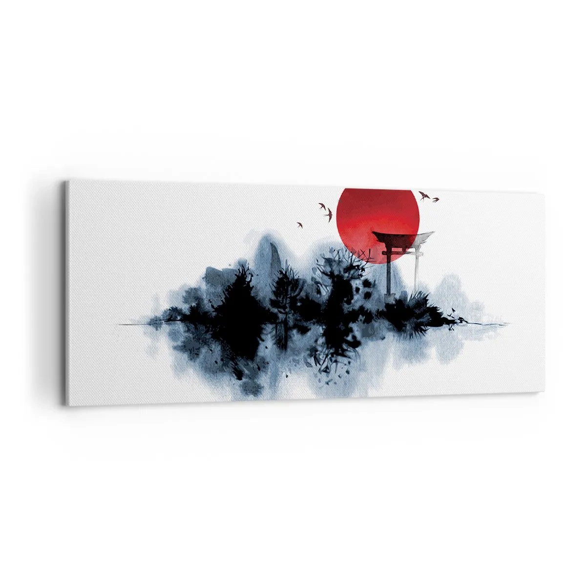 Obraz na plátně - Japonský pohled - 100x40 cm