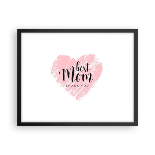 Plakát v černém rámu - Vždy pravá chvíle - 50x40 cm