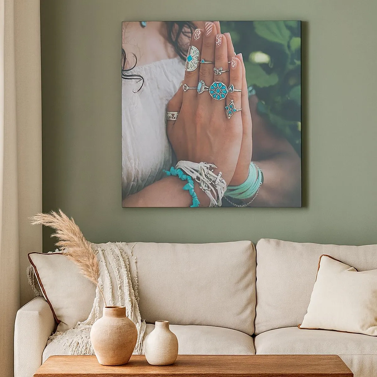 Obraz na plátně - Vítejte v centru bytí - 30x30 cm