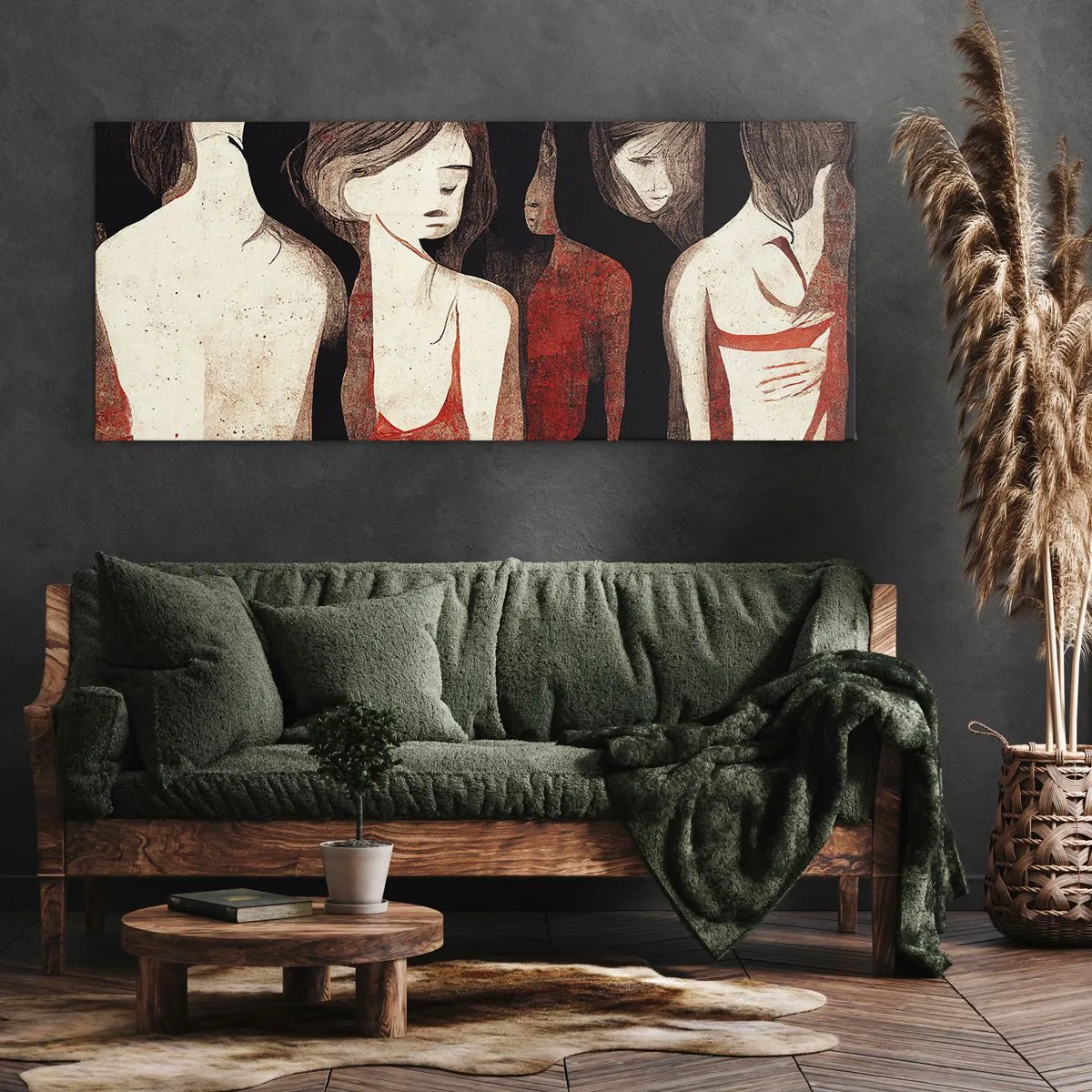 Obraz na plátně - Madony z temnoty - 100x40 cm