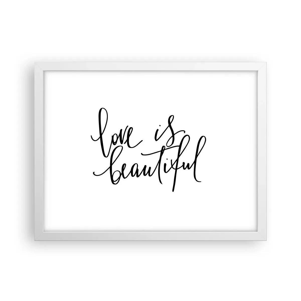 Plakát v bílém rámu - Přečti a zopakuj - 40x30 cm