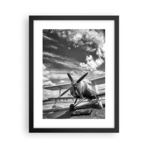 Plakát v černém rámu - Nemohu se toho dočkat! - 30x40 cm