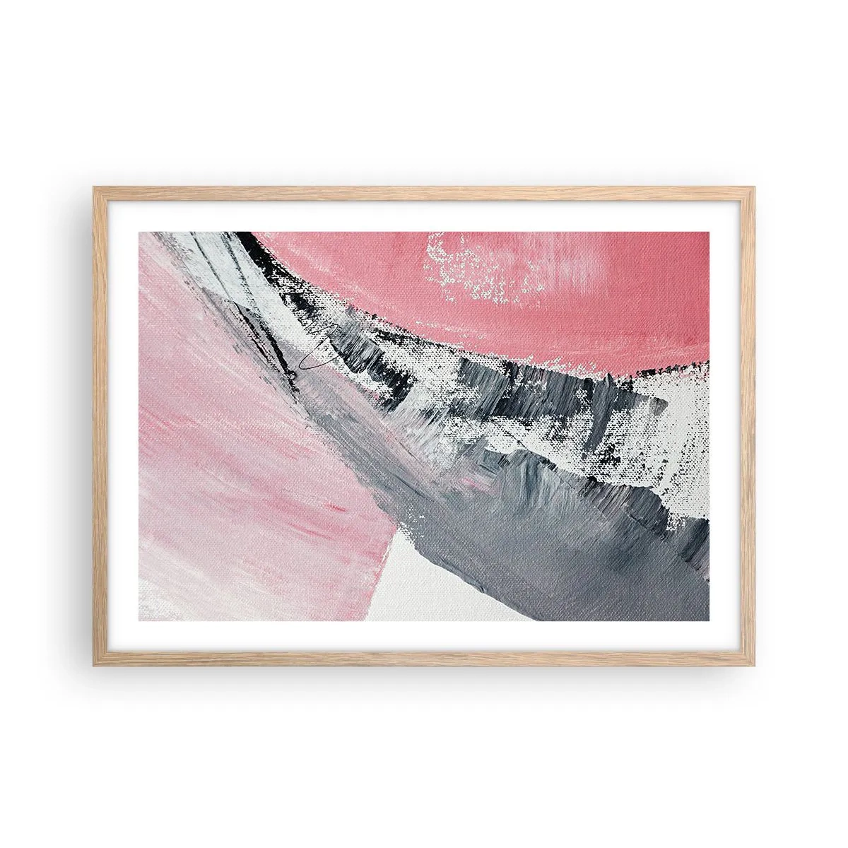 Plakát v rámu světlý dub - Sladěná kompozice - 70x50 cm