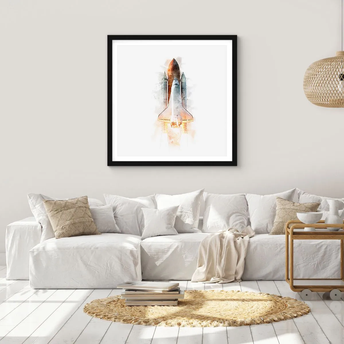 Plakát v černém rámu - Průzkumníci do toho - 60x60 cm