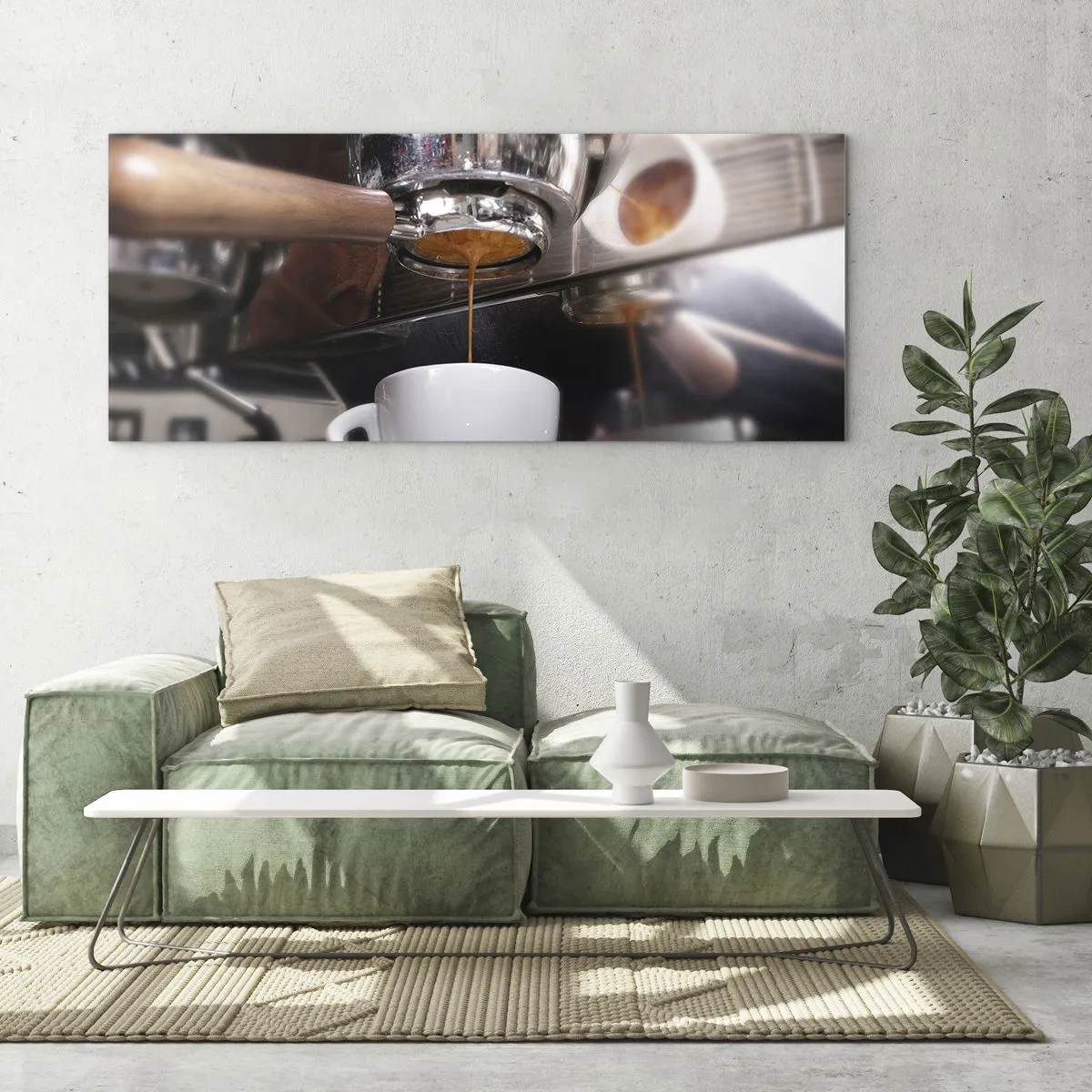 Obraz na skle - Dobrá chvíle dne - 100x40 cm