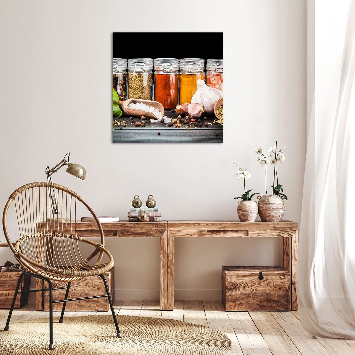 Obraz na plátně - Aby měl život chuť - 50x50 cm