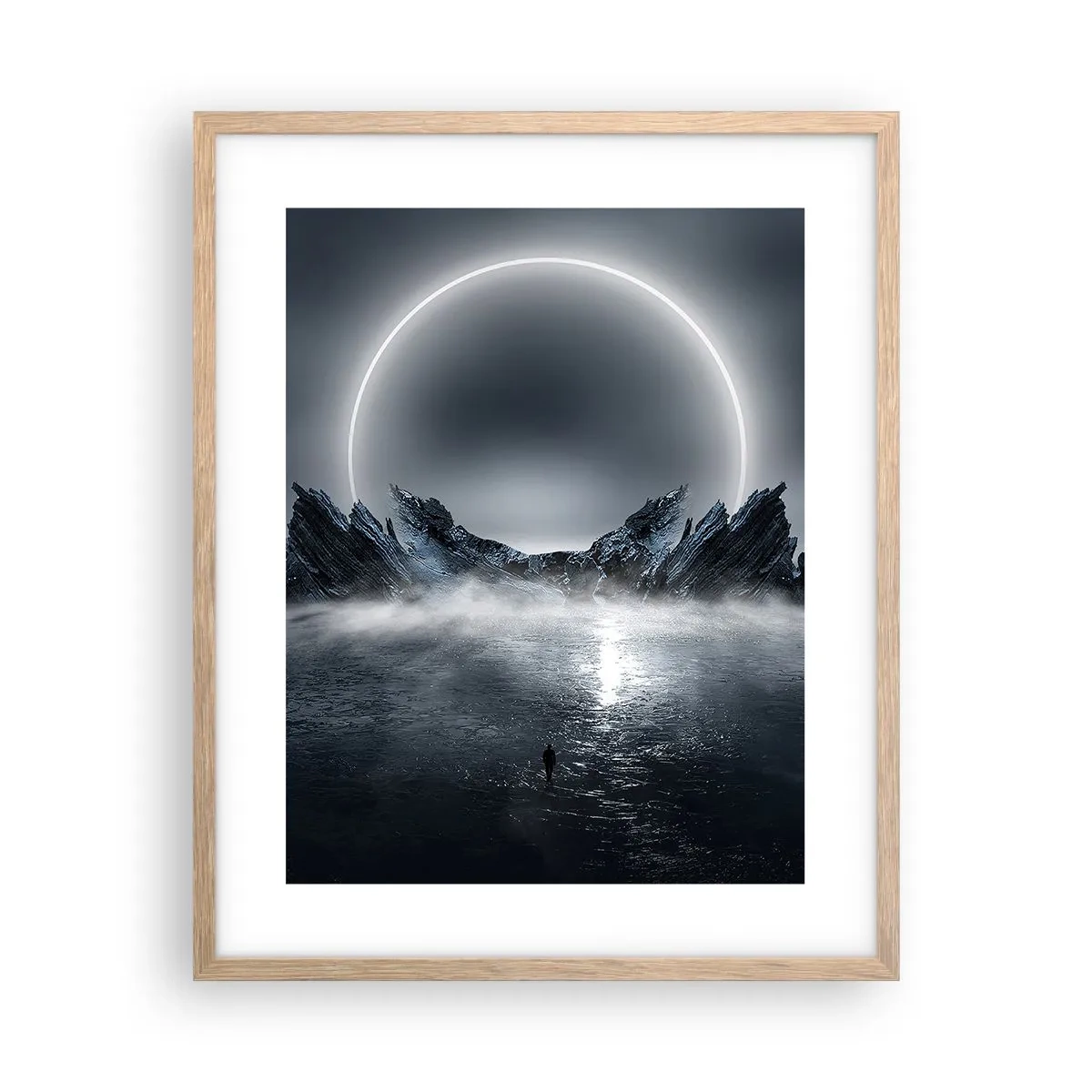 Plakát v rámu světlý dub - Finále příběhu - 40x50 cm