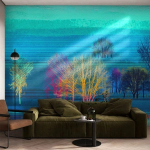 Fototapeta Premium Sand - Fantastická krajina - Krajina, Les, Abstrakce - 100x70 cm