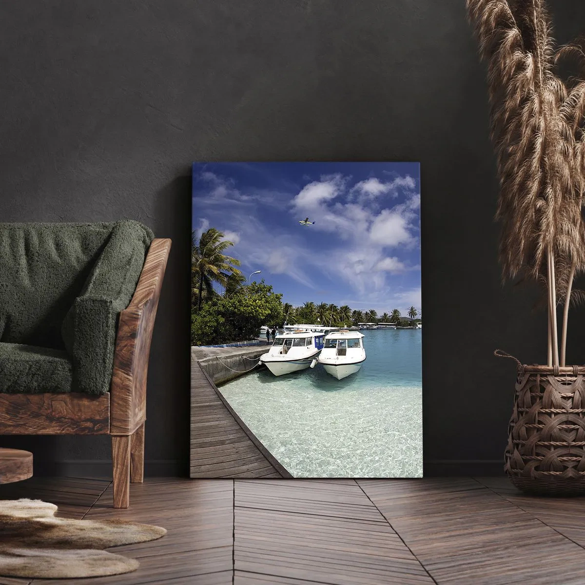Obraz na plátně - A přece ráj existuje - 55x100 cm
