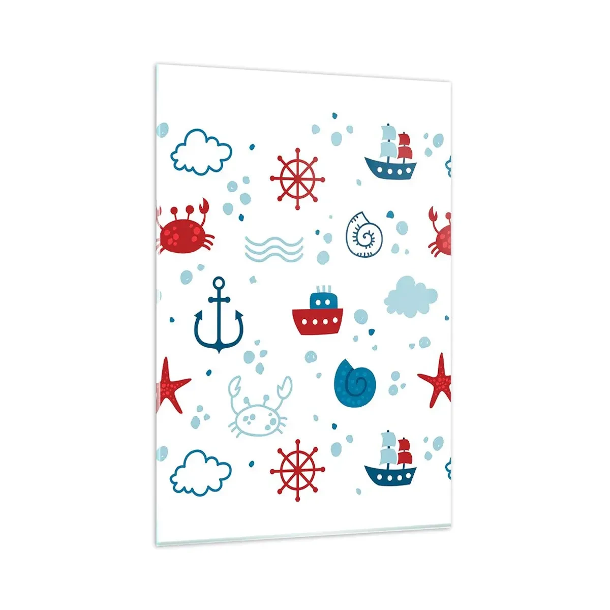 Obraz na skle - Mořská pohádka - 80x120 cm