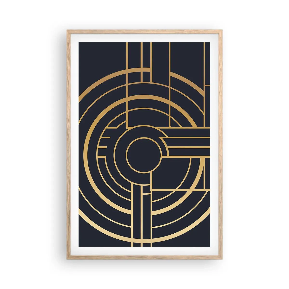 Plakát v rámu světlý dub - Obraty události - 61x91 cm