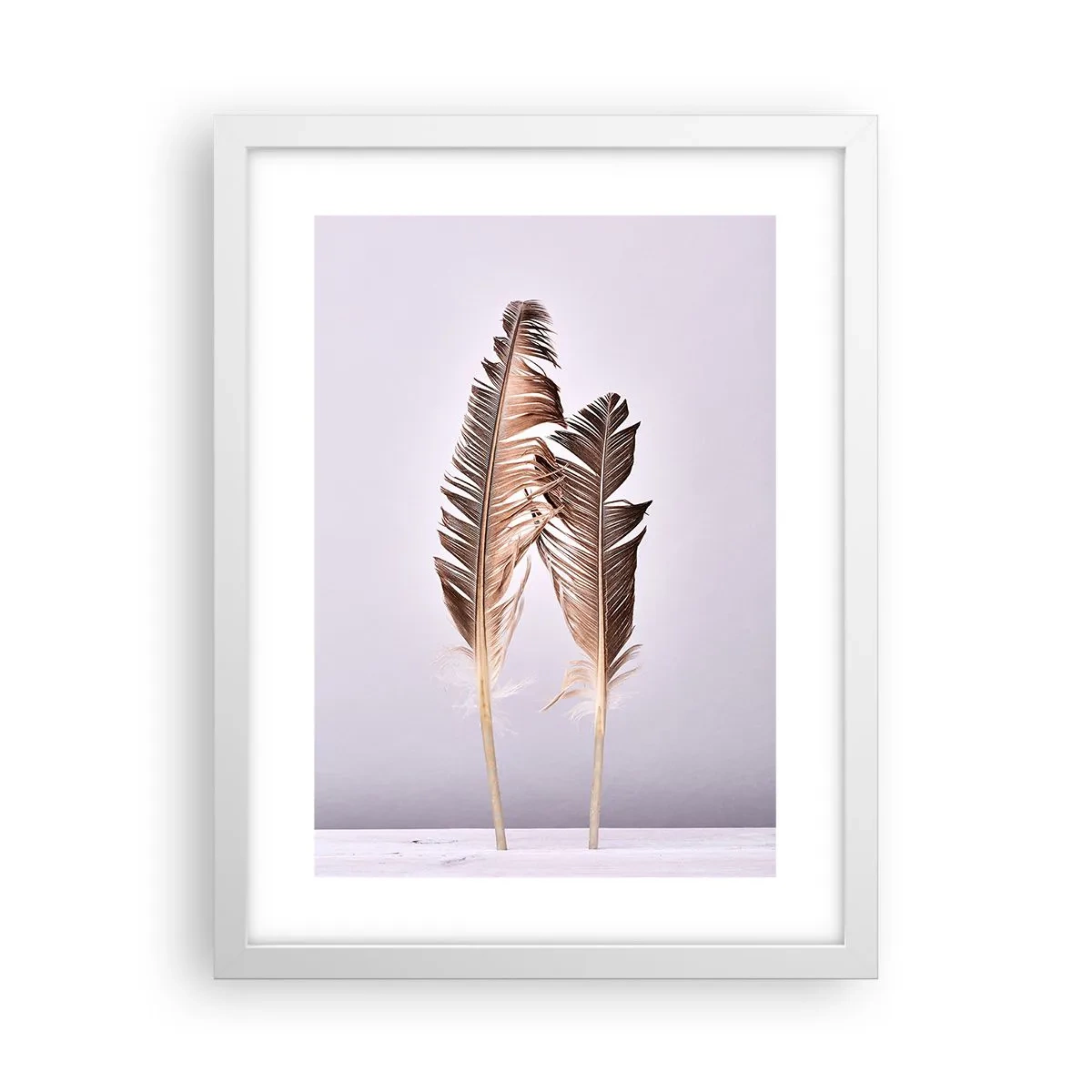 Plakát v bílém rámu - Proti nicotě - 30x40 cm