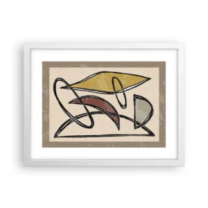 Plakát v bílém rámu - Svisle a vodorovně - 40x30 cm