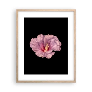 Plakát v rámu světlý dub - Přímo do srdce - 40x50 cm