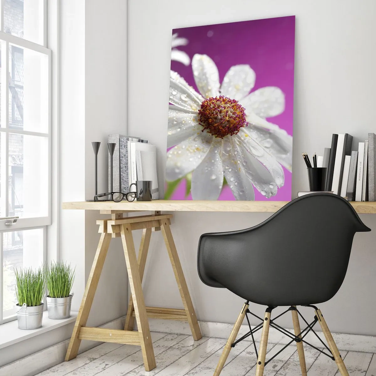 Obraz na skle - Skromný ve své kráse - 50x70 cm