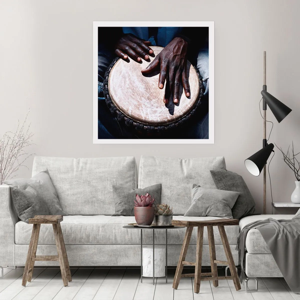 Plakát - Žijte ve svém rytmu - 50x50 cm